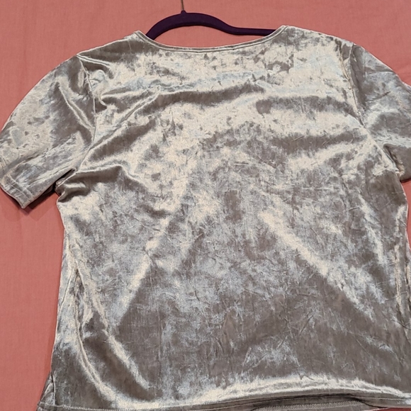 NWOT Velvet Top - Picture 3 of 3